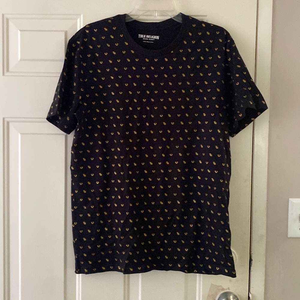 True Religion Men's All Over Monogram Tee never worn